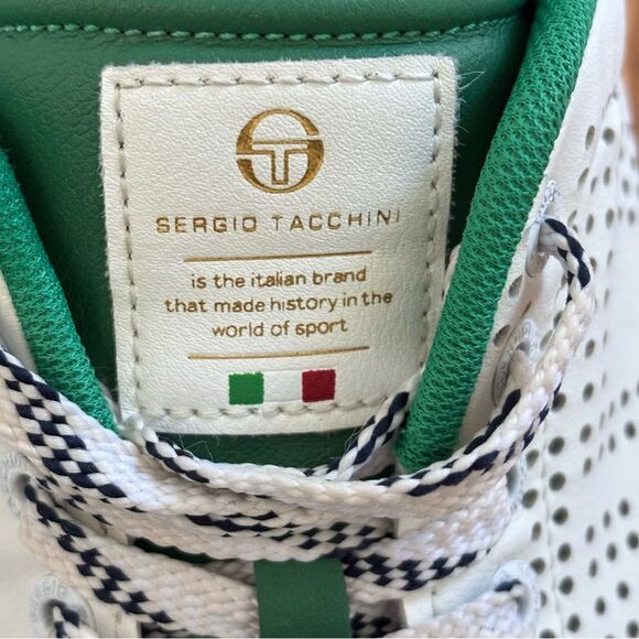 Sergio Tacchini Laced Sports Footwear with Contrast Details and Print. 7.5 - Picture 8 of 9